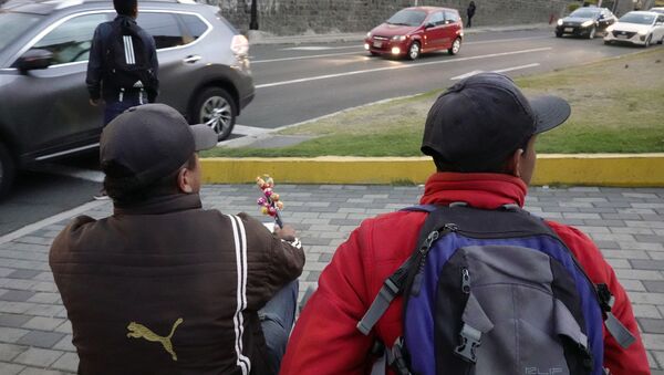 Migrantes venezolanos en Quito, Ecuador - Sputnik Mundo
