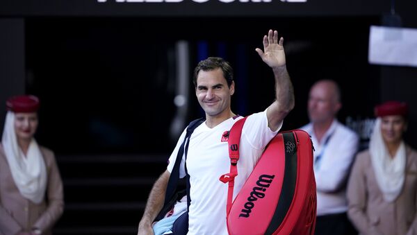 Roger Federer, tenista suizo - Sputnik Mundo
