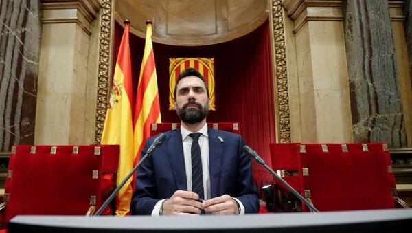 Roger Torrent, el presidente del Parlamento catalán - Sputnik Mundo