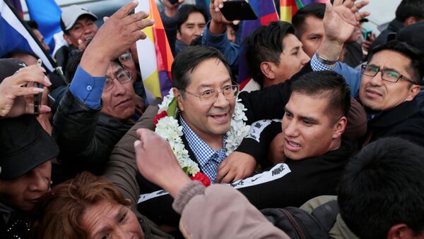 Luis Arce Catacora, candidato presidencial boliviano - Sputnik Mundo