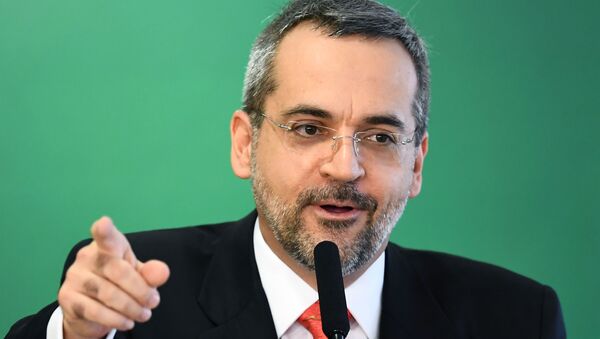 Abraham Weintraub, ministro de Educación de Brasil - Sputnik Mundo