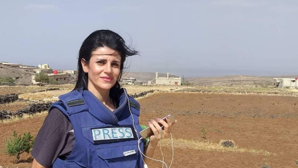 Wafa Shabrouney, corresponsal del canal televisivo RT en Siria - Sputnik Mundo