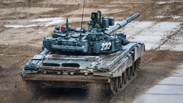 Un tanque T-90A (archivo) - Sputnik Mundo