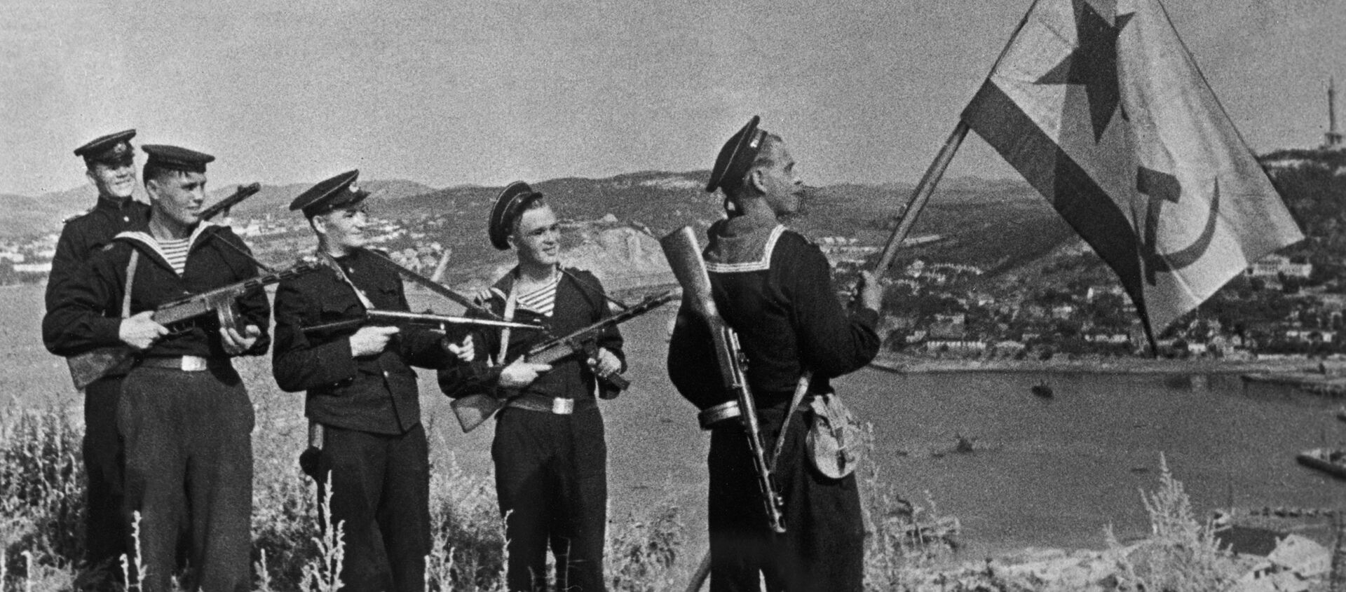 Los marines soviéticos en Port Arthur, China (archivo) - Sputnik Mundo, 1920, 08.08.2020
