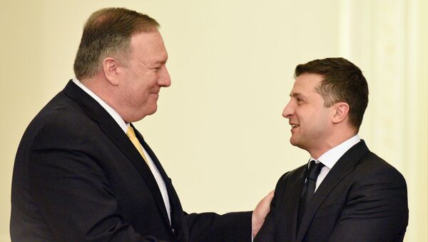 Visita a Ucrania de Mike Pompeo, Secretario de Estado de EEUU - Sputnik Mundo