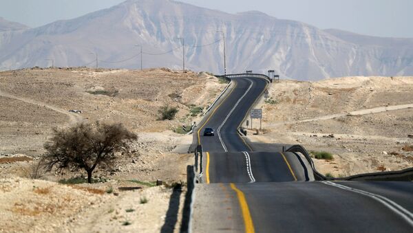 Una carretera en el Valle de Jordán, territorio ocupado por Israel - Sputnik Mundo