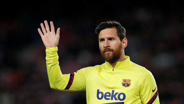 El futbolista Lionel Messi  - Sputnik Mundo