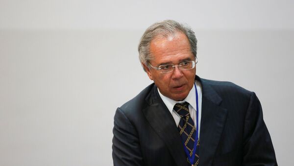 Paulo Guedes, el ministro de Economía de Brasil  - Sputnik Mundo
