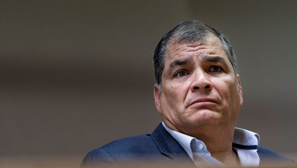 Rafael Correa, expresidente ecuatoriano (archivo) - Sputnik Mundo