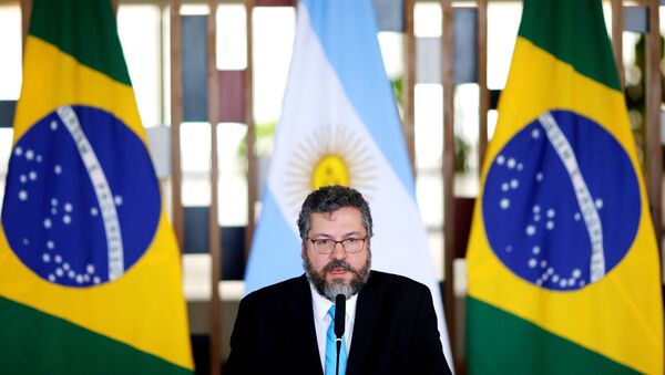 Ernesto Araújo, ministro brasileño de Relaciones Exteriores - Sputnik Mundo