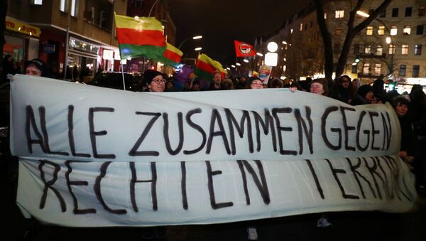Una marcha antiderechista en Hanau - Sputnik Mundo