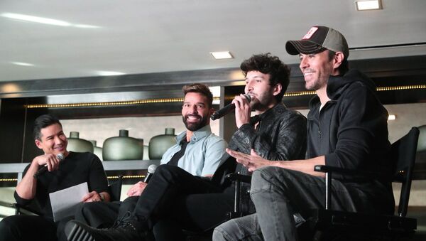 Ricky Martin, Sebastián Yatra y Enrique Iglesias - Sputnik Mundo