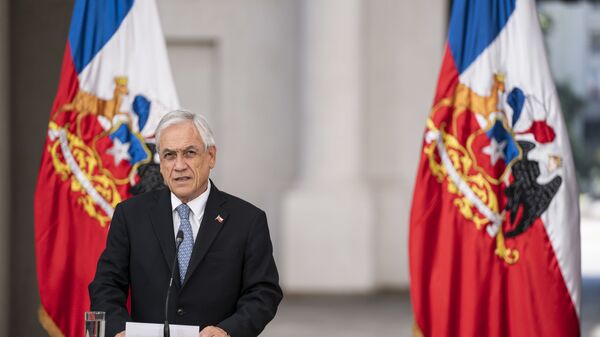 El presidente chileno Sebastián Piñera - Sputnik Mundo