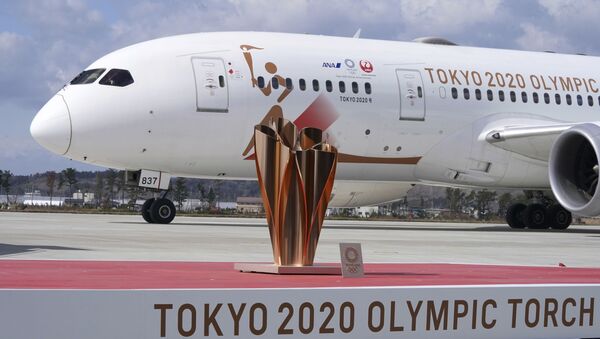 La antorcha de los Juegos Olímpicos de Tokio 2020 - Sputnik Mundo