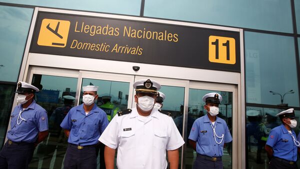 Aeropuerto internacional Jorge Chavez de Perú (imagen referencial) - Sputnik Mundo