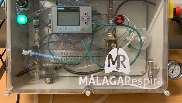 Un respirador creado en Málaga - Sputnik Mundo