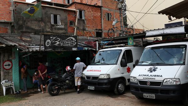 Ambulancias en Sao Paulo, Brasil - Sputnik Mundo