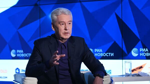 El alcalde de Moscú, Serguéi Sobianin, durante la entrevista a Sputnik - Sputnik Mundo