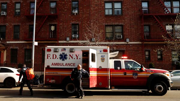 Ambulancia en Nueva York, EEUU - Sputnik Mundo