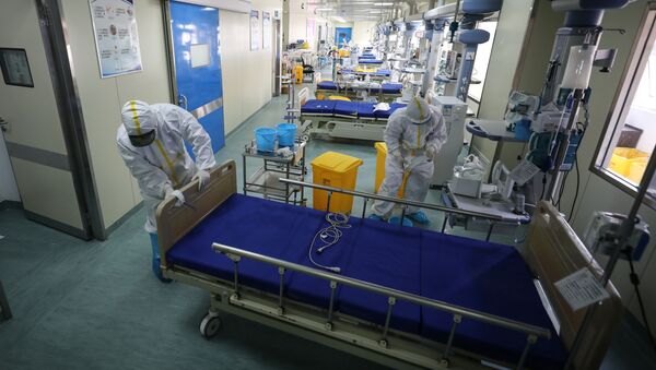 Hospital en Wuhan, China - Sputnik Mundo