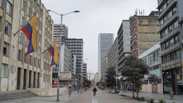 Las calles vacías de Bogotá durante la cuarentena por el coronavirus - Sputnik Mundo