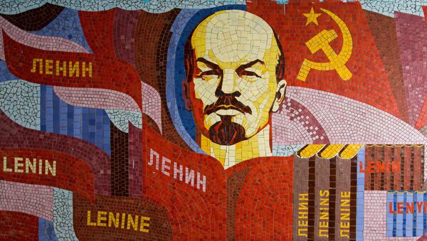  Un mosaico de Vladímir Lenin, líder de la revolución bolchevique - Sputnik Mundo