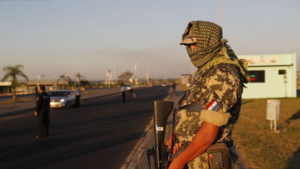 Un efectivo militar de Paraguay - Sputnik Mundo