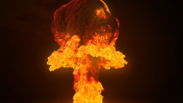Una explosión de una bomba nuclear (imagen referencial) - Sputnik Mundo