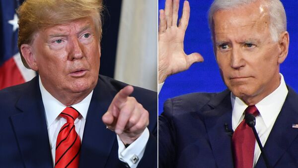 El presidente de EEUU, Donald Trump, y Joe Biden, su probable rival demócrata en los comicios - Sputnik Mundo