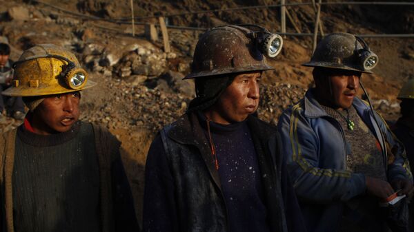 Mineros bolivianos - Sputnik Mundo