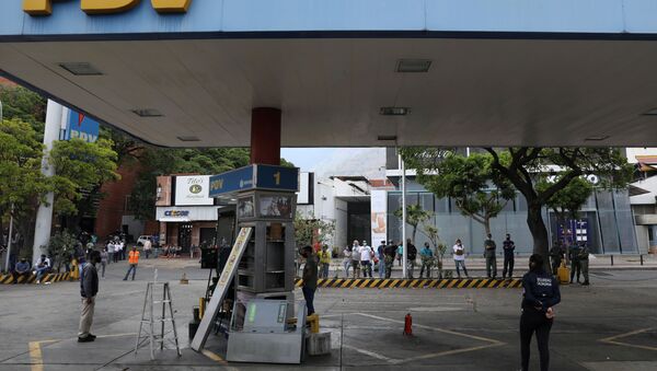Estación de combustibles en Caracas - Sputnik Mundo