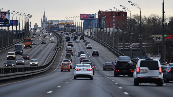 Una carretera de Moscú (imagen referencial) - Sputnik Mundo