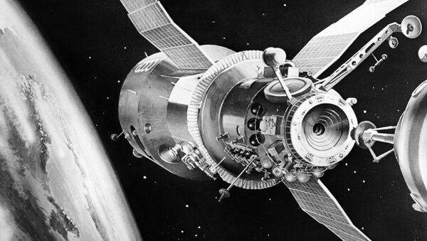 Salyut-7, estación espacial soviética (ilustración) - Sputnik Mundo