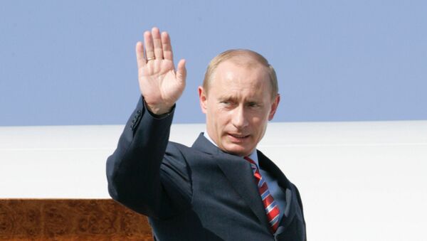 El presidente ruso, Vladímir Putin, tras la cumbre del G8 de 2007 (archivo) - Sputnik Mundo