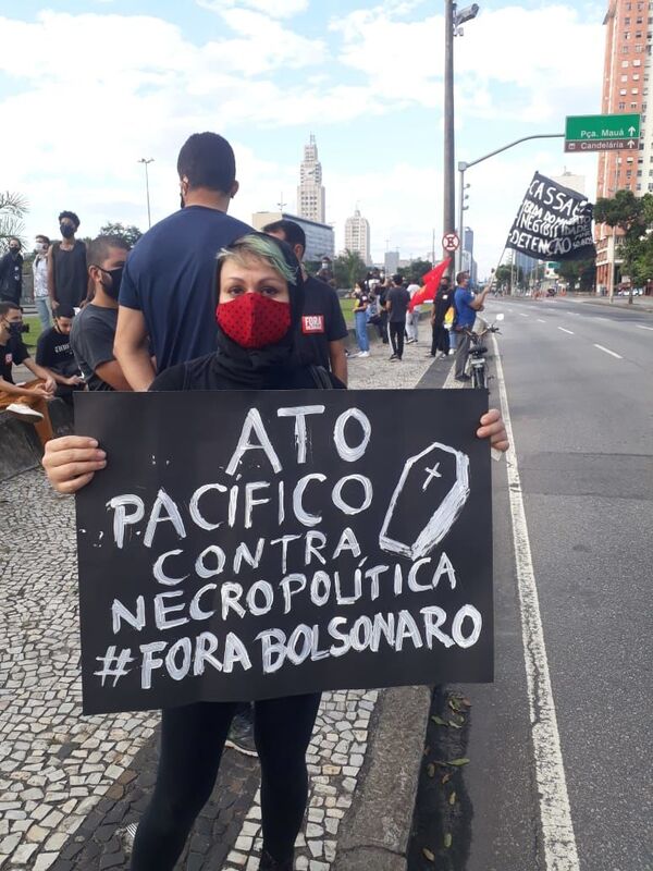 Cientos de personas se movilizan en Río de Janeiro contra el racismo y Bolsonaro Cientos de personas se movilizan en Río de Janeiro contra el racismo y Bolsonaro - Sputnik Mundo