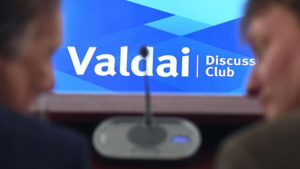 Una conferencia del club Valdái - Sputnik Mundo