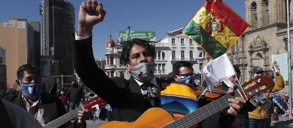 Protestas en Bolivia Protestas en Bolivia - Sputnik Mundo