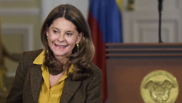 La vicepresidenta colombiana, Marta Lucía Ramírez - Sputnik Mundo