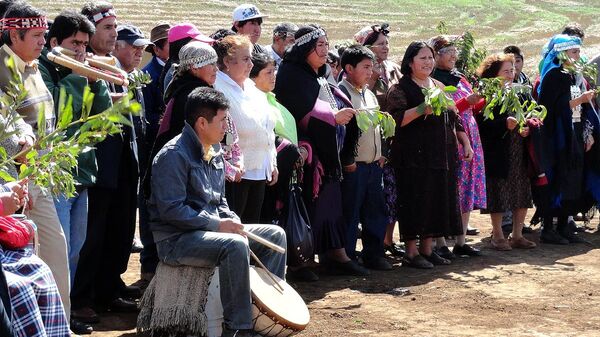 Comunidad mapuche en Chile - Sputnik Mundo