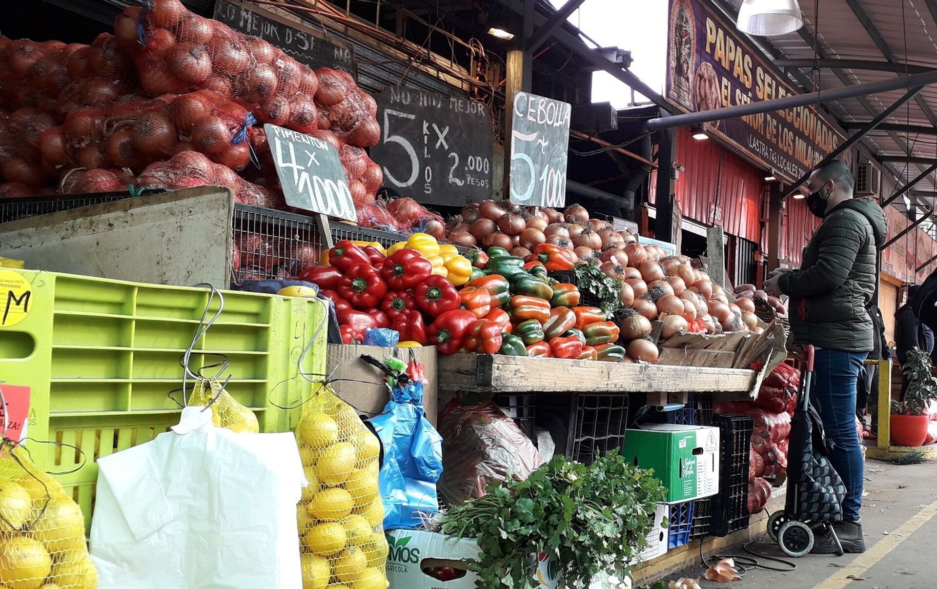 La Vega Central, tradicional mercado de abasto de Santiago se adapta al
