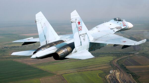 Un Su-27 (imagen referencial) - Sputnik Mundo
