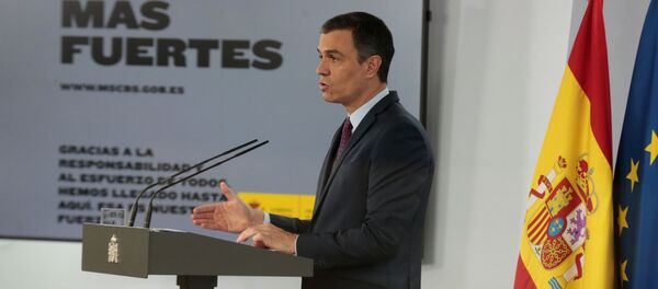 Pedro Sánchez, presidente del Gobierno español Pedro Sánchez, presidente del Gobierno español - Sputnik Mundo