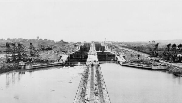 La construcción del Canal de Panamá en 1913 - Sputnik Mundo