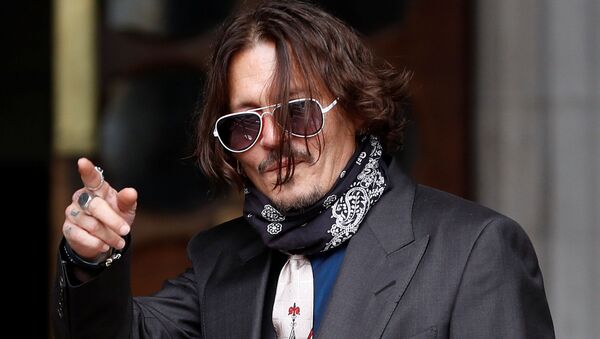 Johnny Depp, actor estadounidense - Sputnik Mundo