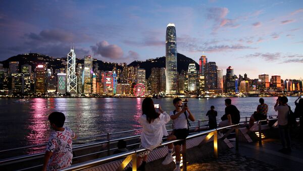 Vista general sobre los rascacielos de Hong Kong - Sputnik Mundo