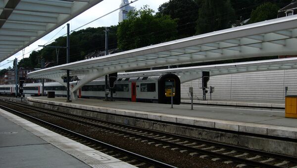 Estación de trenes en Bélgica - Sputnik Mundo