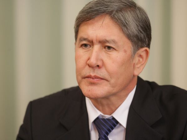 Almazbek Atambayev, presidente de Kirguizistán - Sputnik Mundo