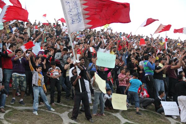 Las protestas en los países árabes. Bahrein - Sputnik Mundo