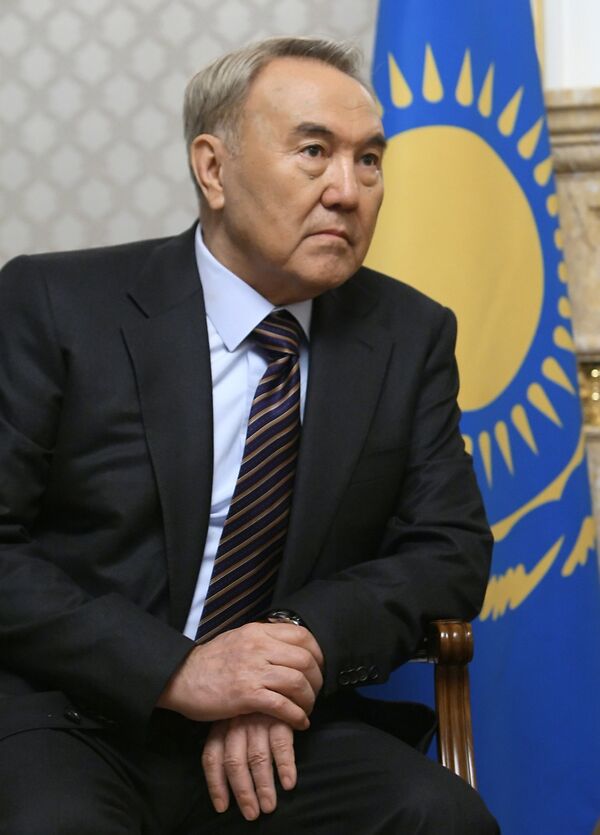 El presidente de Kazajstán Nursultán Nazarbáyev - Sputnik Mundo