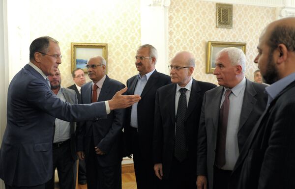 La reunión de Serguei Lavrov con los representantes de las organizaciónes palestinas - Sputnik Mundo